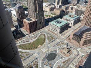 View from Observation Deck of Terminal Tower