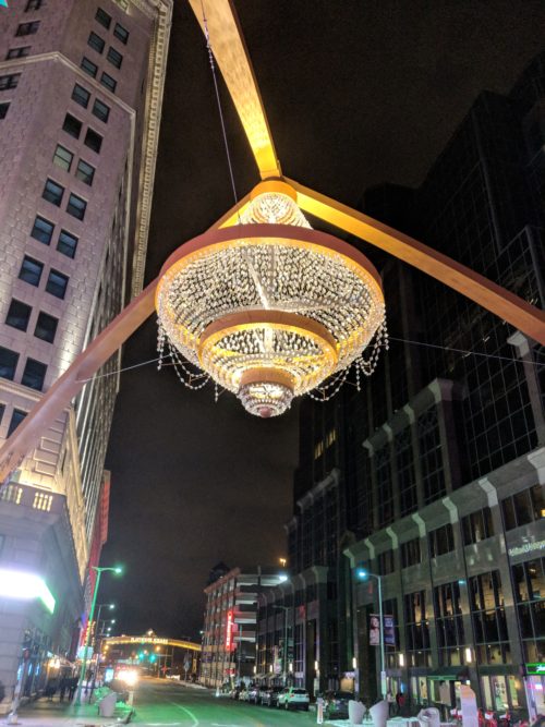 Playhouse Square Chandelier Lighting