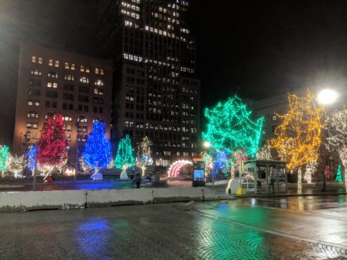 Public Square at Christmas