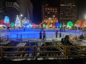 Cleveland's Public Square Rink