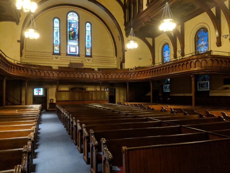 Inside the Old Stone Church - Tours of Cleveland, LLC