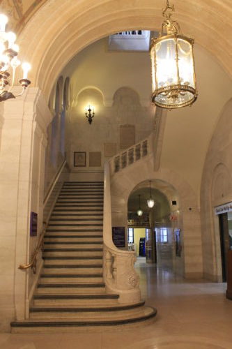 Inside the Cleveland Public Library