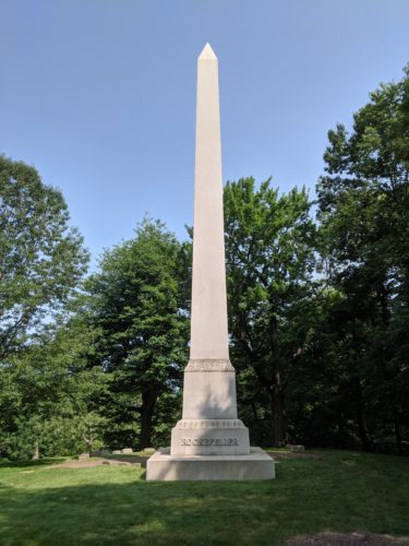 John D. Rockefeller's grave in Cleveland
