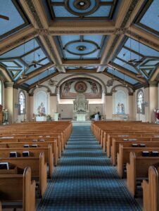 Inside the Holy Rosary Church in Cleveland's Little Italy